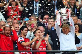 Arsenal's solitary piece of silverware in the second half of Wenger's reign
