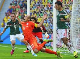 As a result of Arjen Robben's dive the Mexican's were eliminated